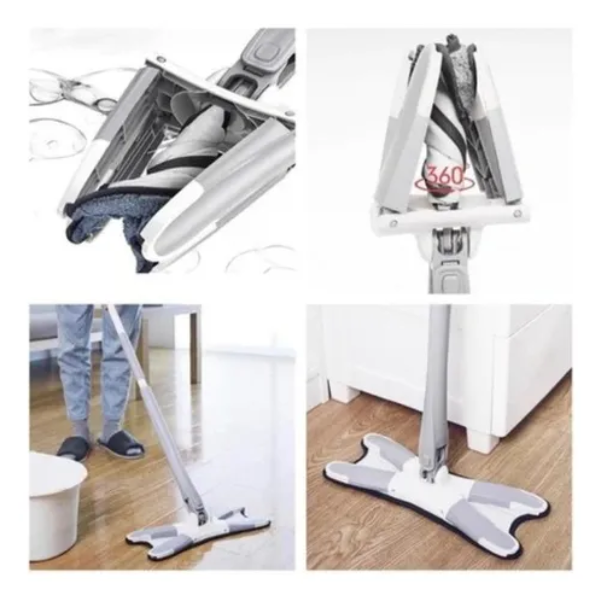 Miniatura 2 de Trapero X Giratorio Plegable